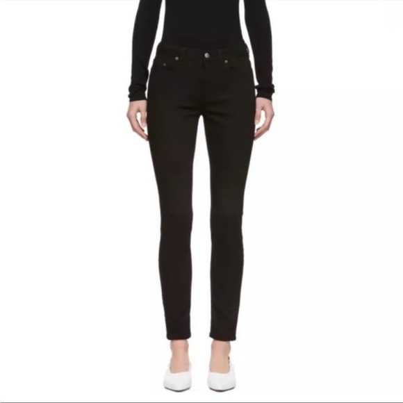 ACNE Studios Climb Jeans Skinny Ankle Crop in Stay Black 28 - Picture 17 of 17